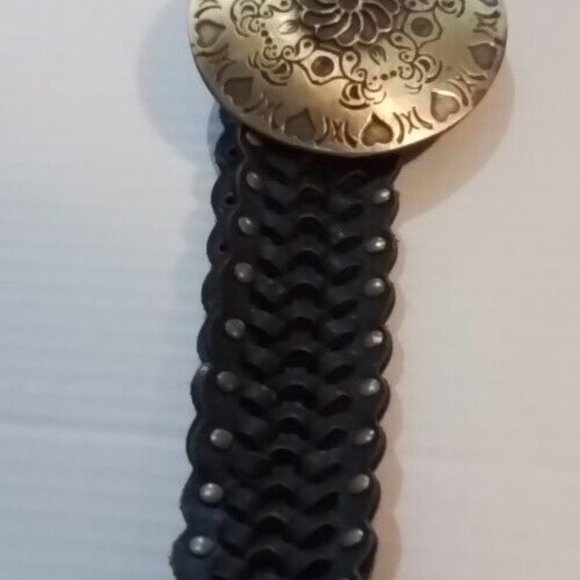 BradedLether Bealt Woman Big Bukkle Vintage Be2 - Picture 3 of 3